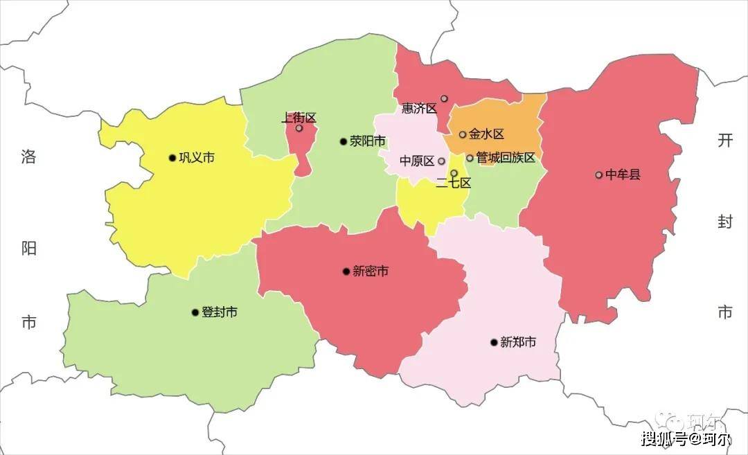 郑州区域最新划分图，科技塑造城市新貌，智能生活新篇章启动